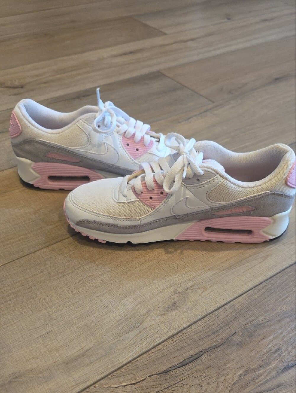 Nike Air Max Excee Sneakers in White, Pink & Gray SZ 8 - Picture 2 of 7